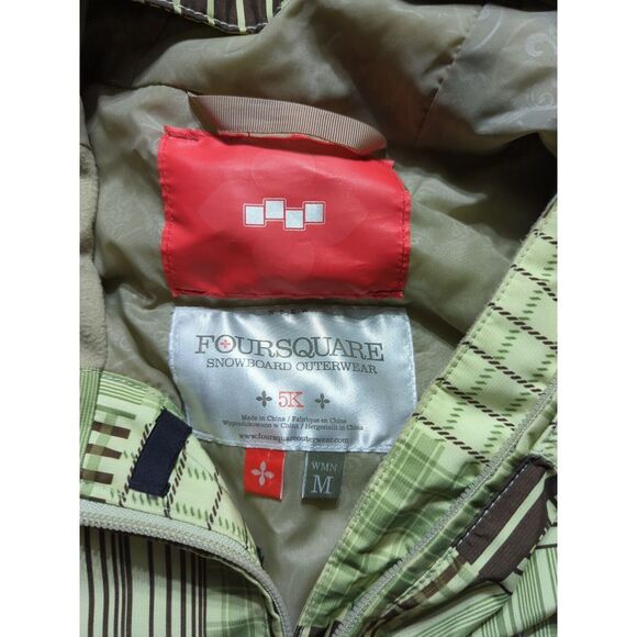Foursquare Snowboard Jacket Women's Size Medium, Green - Picture 3 of 12